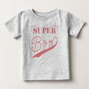 T-shirt Pour Bébé Super Boy