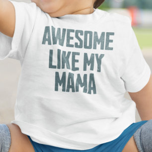 T-shirt Pour Bébé SUPER COMME MA MAMAN Drôle