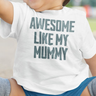 T-shirt Pour Bébé SUPER COMME MA MAMAN Drôle