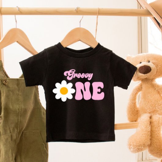 T-shirt Pour Bébé Super ONE Daisy 1er premier anniversaire