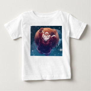 T-shirt Pour Bébé Super Père Noël