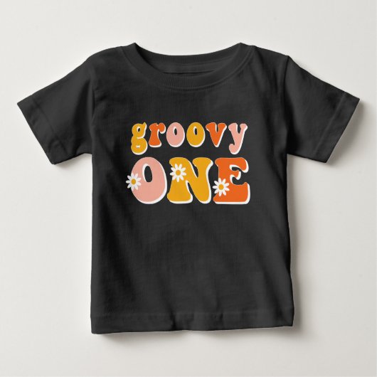T-shirt Pour Bébé Super une rétro première chemise d'anniversaire (Devant)