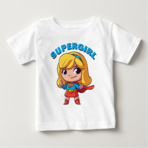 T-shirt Pour Bébé Superfille Adorable en Position