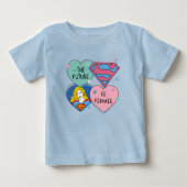 T-shirt Pour Bébé Supergirl hors de ce monde Retro Graphisme (Devant)