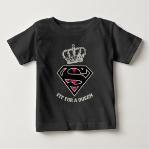 T-shirt Pour Bébé Supergirl S-Shield "Adapté Pour Une Reine"