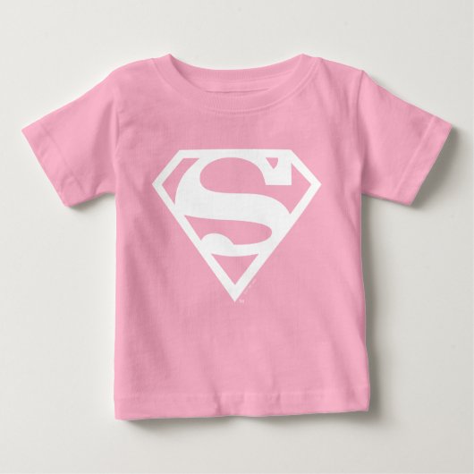 T-shirt Pour Bébé Supergirl Solid S-Shield (Devant)