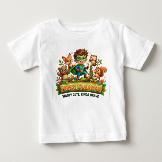 T-SHIRT POUR BÉBÉ SUPERHÉROS (Devant)