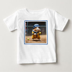 T-shirt Pour Bébé Superstar du softball : le grand match du cochon d