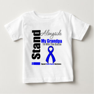 T-shirt Pour Bébé Support du cancer du colon I à côté de mon