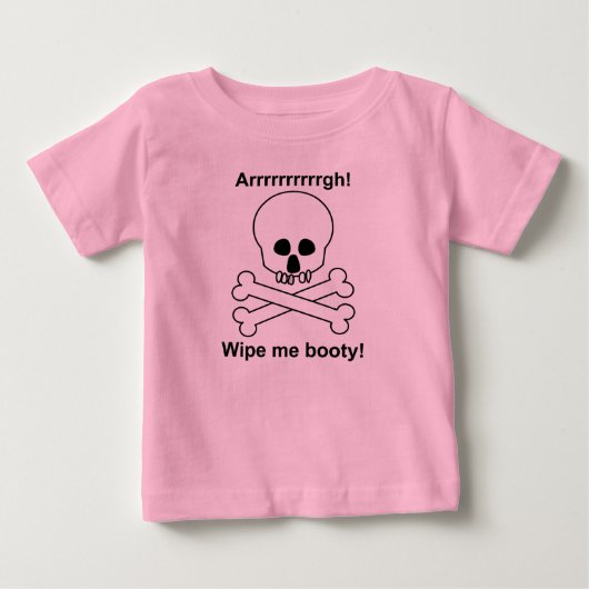 T-shirt Pour Bébé SupprimerMeBooty (Devant)