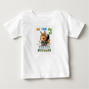 T-shirt Pour Bébé Sur la chasse guerrière de Pâques