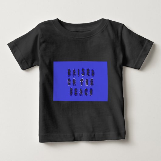 T-shirt Pour Bébé Sur la plage : Un design nautique (Devant)