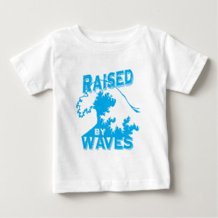 T-shirt Pour Bébé surélevé par les vagues