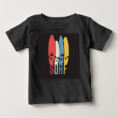 T-SHIRT POUR BÉBÉ SURF (Devant)