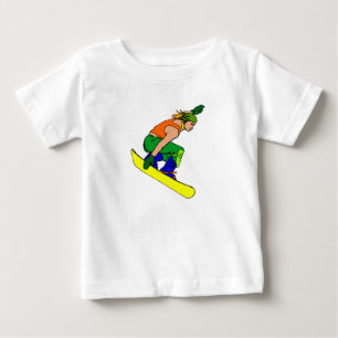 T-shirt Pour Bébé Surf des neiges inconditionnel gallon