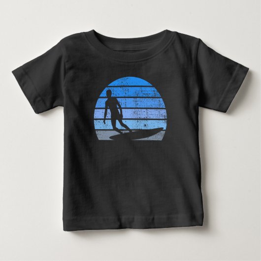 T-shirt Pour Bébé Surf Rétro (Devant)