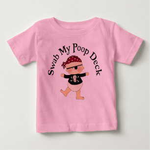T-shirt Pour Bébé Swab My Poop Deck