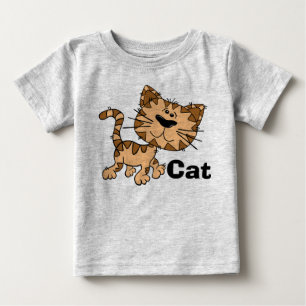 T-shirt Pour Bébé Sweatshirt d'ouatine de chat d'enfant en bas âge