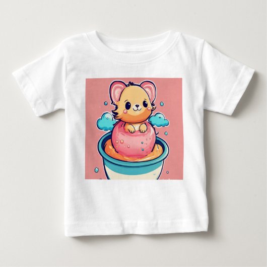 T-shirt Pour Bébé Sweet Dreams & Donut Delights (Devant)
