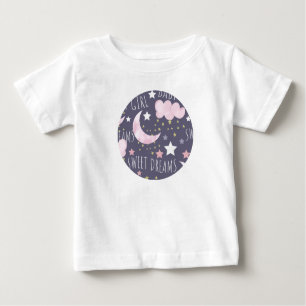 T-shirt Pour Bébé Sweet Dreams Moon Baby Girl