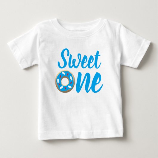 T-shirt Pour Bébé Sweet One Donut 1er anniversaire (Devant)