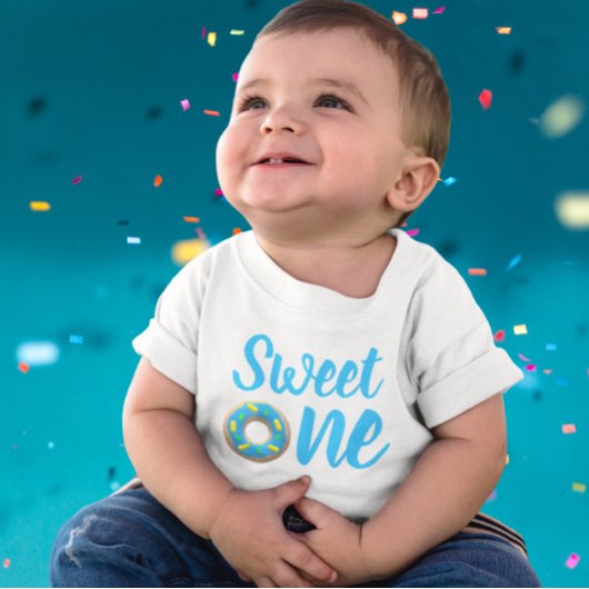 T-shirt Pour Bébé Sweet One Donut 1er anniversaire