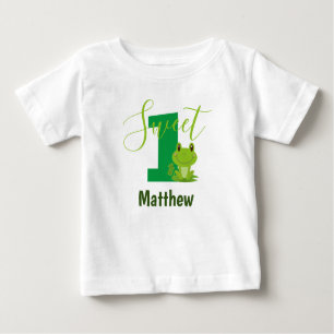 T-shirt Pour Bébé Sweet One Frog 1er anniversaire