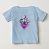 T-shirt Pour Bébé Swimming (Devant)