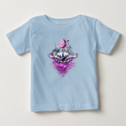 T-shirt Pour Bébé Swimming (Devant)