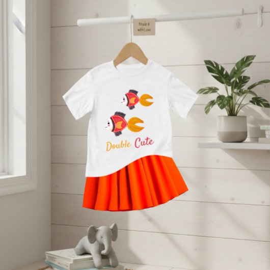 T-shirt Pour Bébé Swimming fish