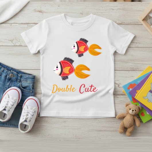 T-shirt Pour Bébé Swimming fish