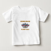 T-shirt Pour Bébé Sword Beach 1944 (Devant)