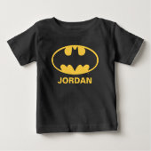 T-shirt Pour Bébé Symbole Batman | Logo ovale (Devant)