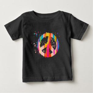 T-shirt Pour Bébé SYMBOLE DE LA cravate-JOUR DE LA PAIX HIPINE BOHÉS
