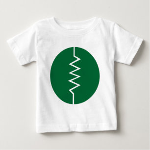 T-shirt Pour Bébé Symbole de résistance - Cerclé