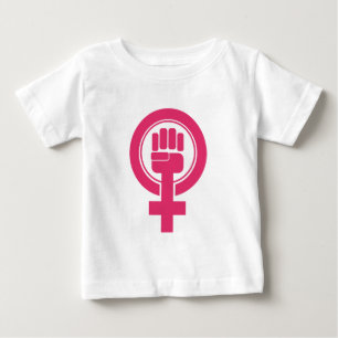T-shirt Pour Bébé Symbole de résistance des femmes