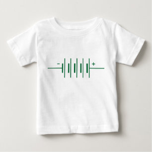 T-shirt Pour Bébé Symbole des batteries