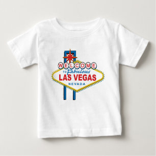 T-shirt Pour Bébé SYMBOLE DES MOTS D'ACCUEIL À Las Vegas