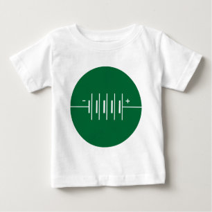 T-shirt Pour Bébé Symbole des piles cerclées