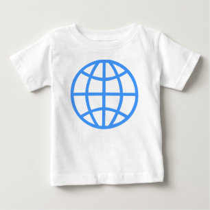 T-shirt Pour Bébé Symbole du monde