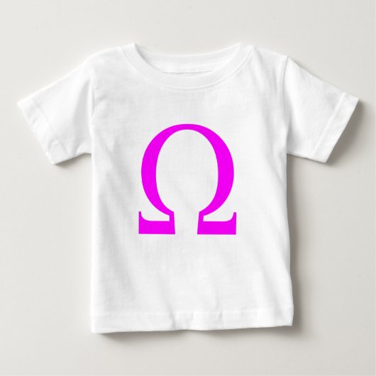 T-shirt Pour Bébé Symbole oméga (Devant)