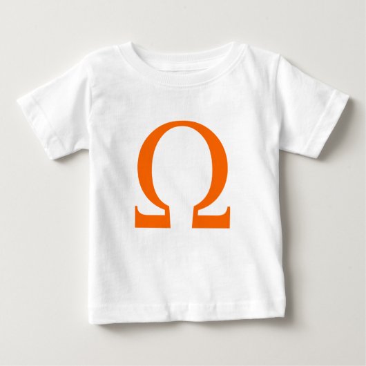 T-shirt Pour Bébé Symbole oméga (Devant)
