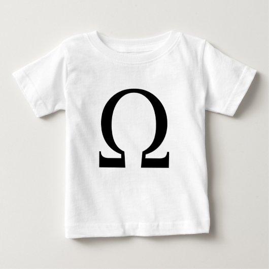 T-shirt Pour Bébé Symbole oméga (Devant)