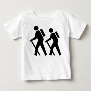T-shirt Pour Bébé Symbole randonnée