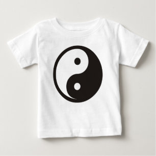T-shirt Pour Bébé Symbole Yin Yang - tatouage solide