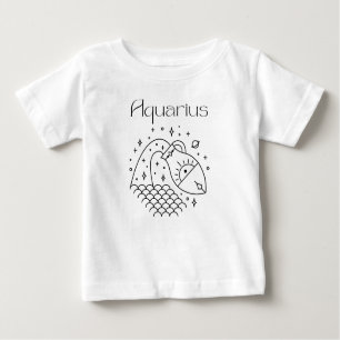 T-shirt Pour Bébé SYMBOLE Zodiaque Aquarius