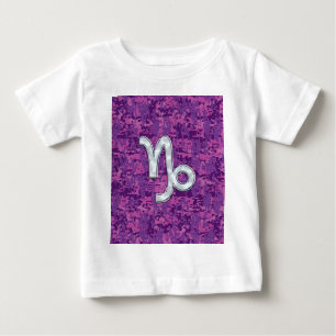 T-shirt Pour Bébé SYMBOLE Zodiaque Capricorne Camouflage numérique F