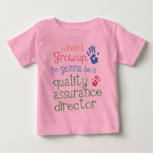 T-shirt Pour Bébé T infantile de directeur de garantie de qualité