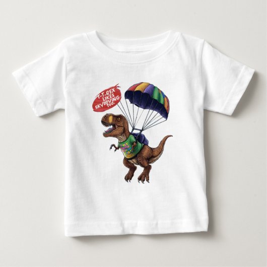 T-shirt Pour Bébé T-Rex (Devant)