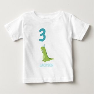 T-shirt Pour Bébé T-Rex Dinosaur fête d'anniversaire